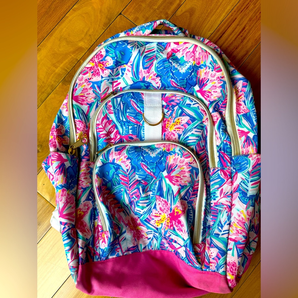 Pottery Barn Lily Pulitzer collab girls backpack